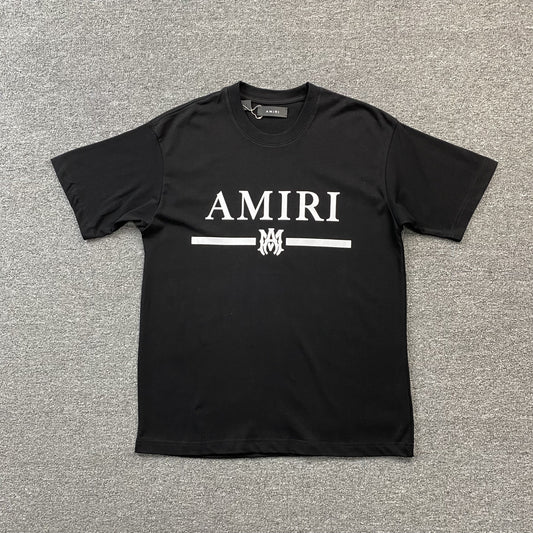 Remera Amiri Ma Bar Logo Negra