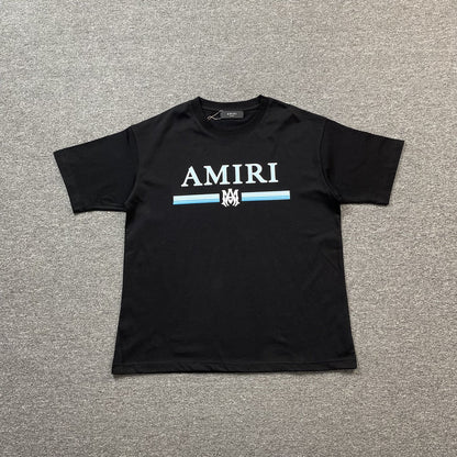 Remera Amiri Ma Bar Logo Negra