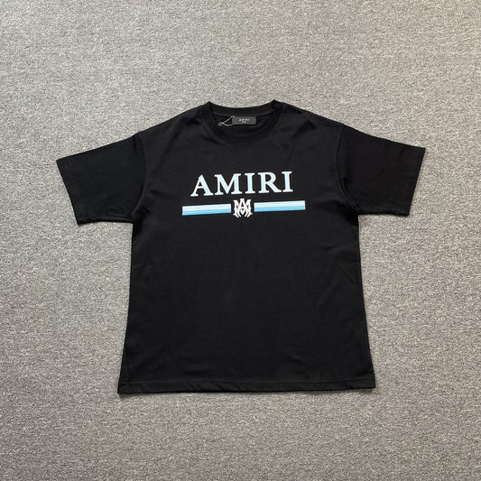 Remera Amiri Ma Bar Logo Negra