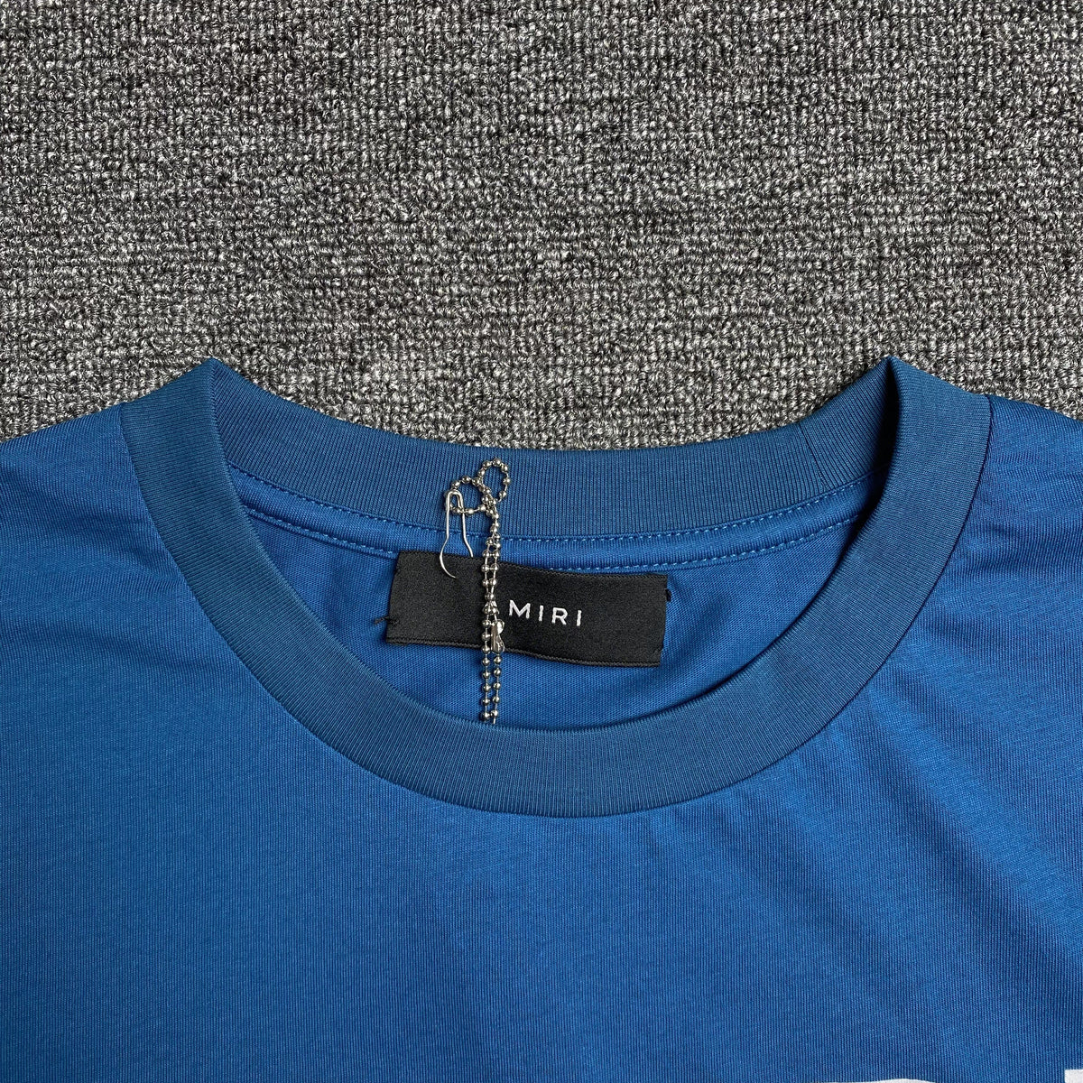 Remera Amiri Ma Bar Logo Azul