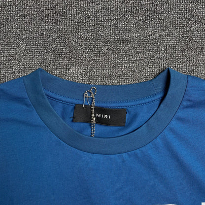 Remera Amiri Ma Bar Logo Azul
