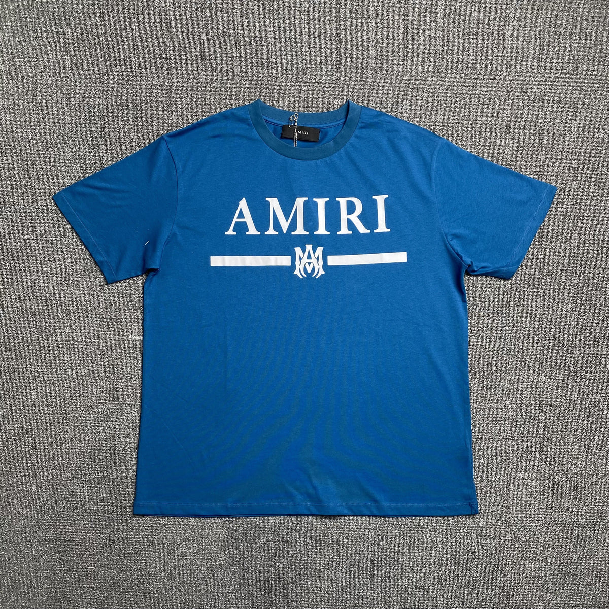 Remera Amiri Ma Bar Logo Azul