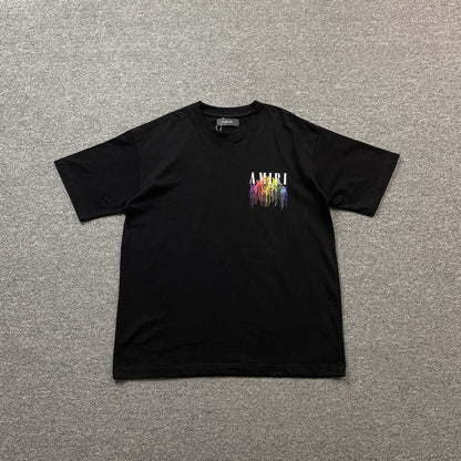 Remera Amiri Ma Drip Collage Negra