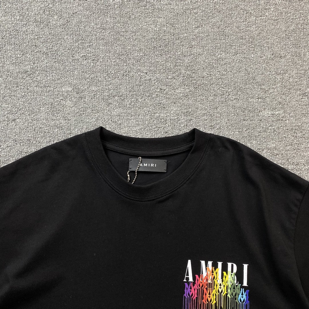 Remera Amiri Ma Drip Collage Negra