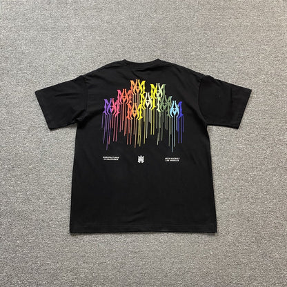 Remera Amiri Ma Drip Collage Negra