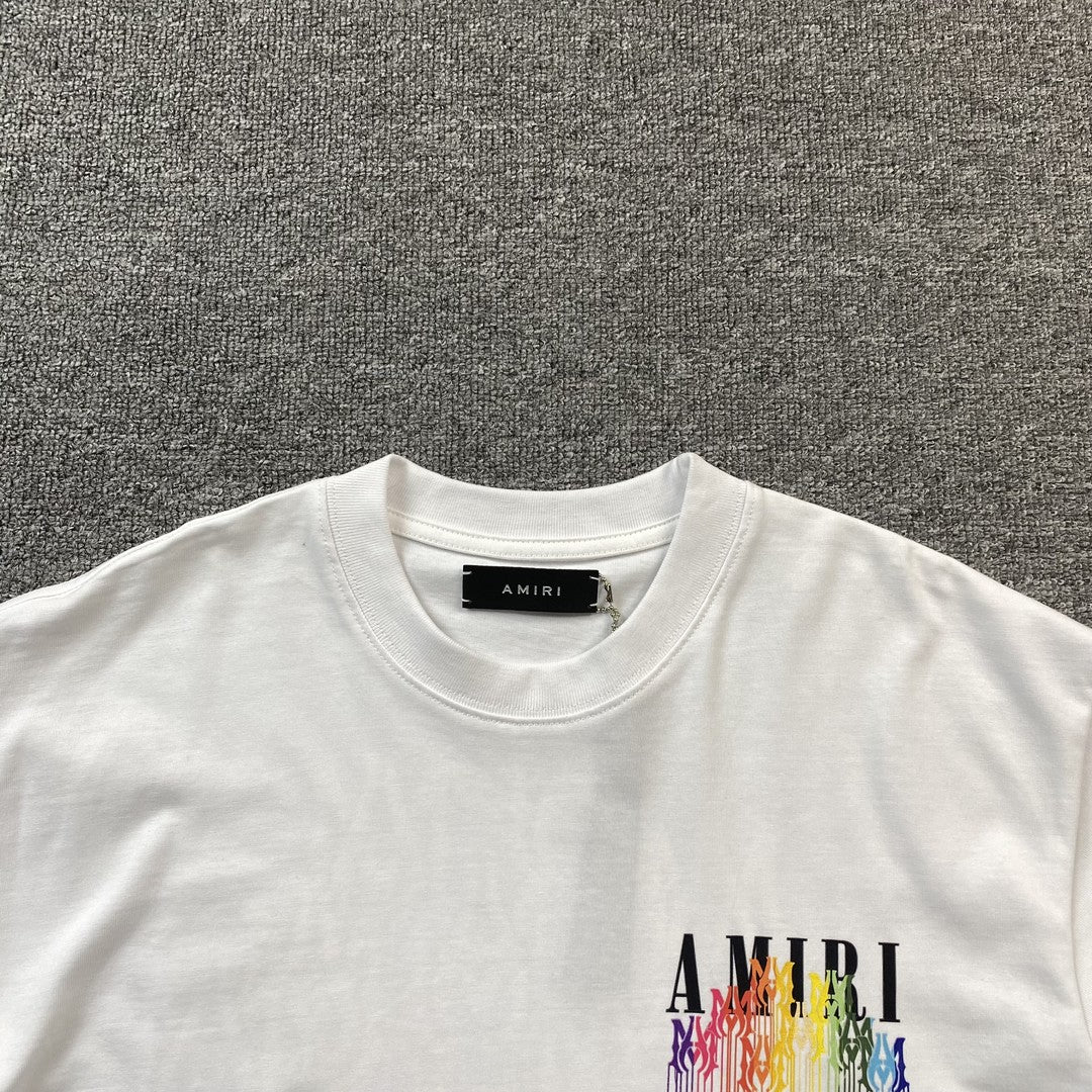 Remera Amiri Ma Drip Collage Blanca