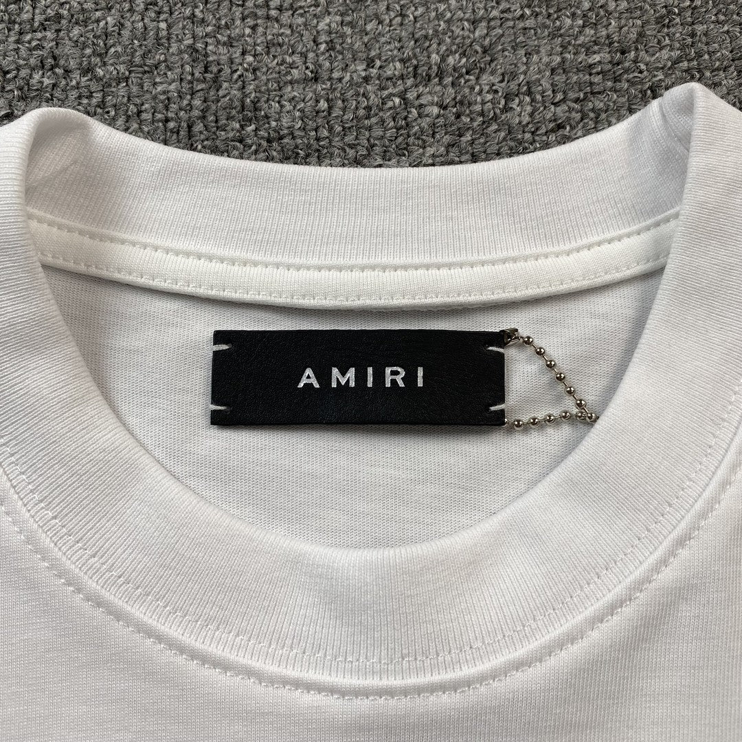 Remera Amiri Ma Drip Collage Blanca
