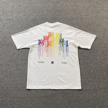Remera Amiri Ma Drip Collage Blanca
