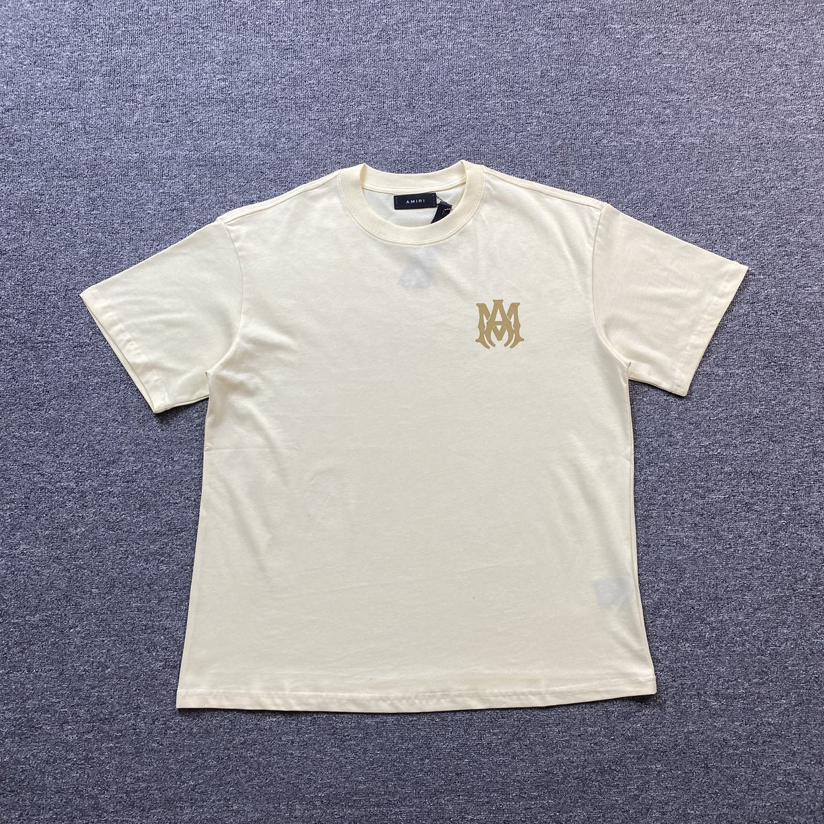 Remera Amiri Ma Logo Beige