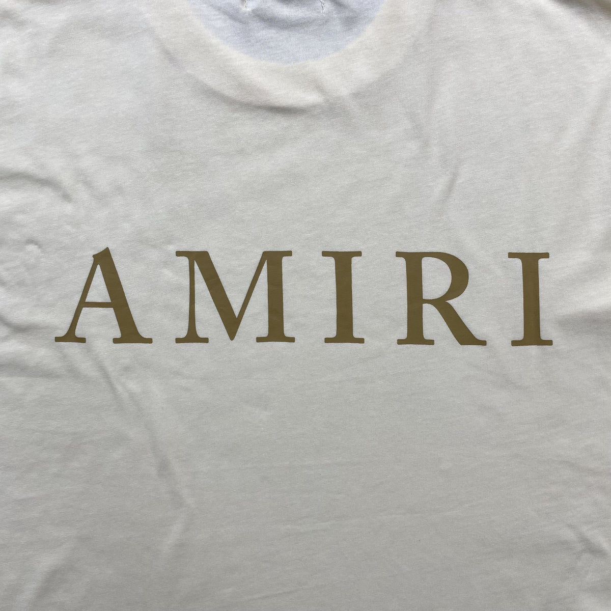 Remera Amiri Ma Logo Beige