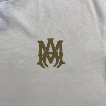 Remera Amiri Ma Logo Beige