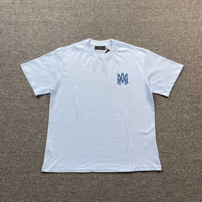 Remera Amiri Ma Logo Celeste