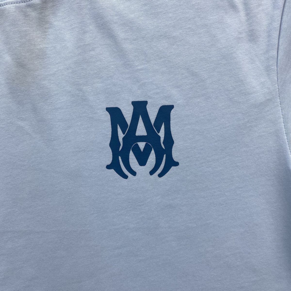 Remera Amiri Ma Logo Celeste