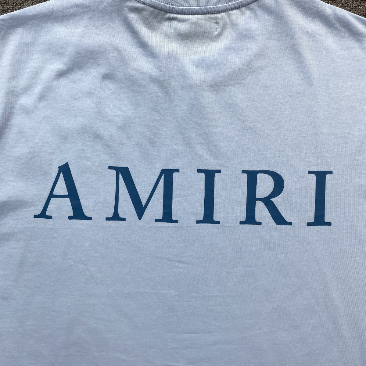 Remera Amiri Ma Logo Celeste