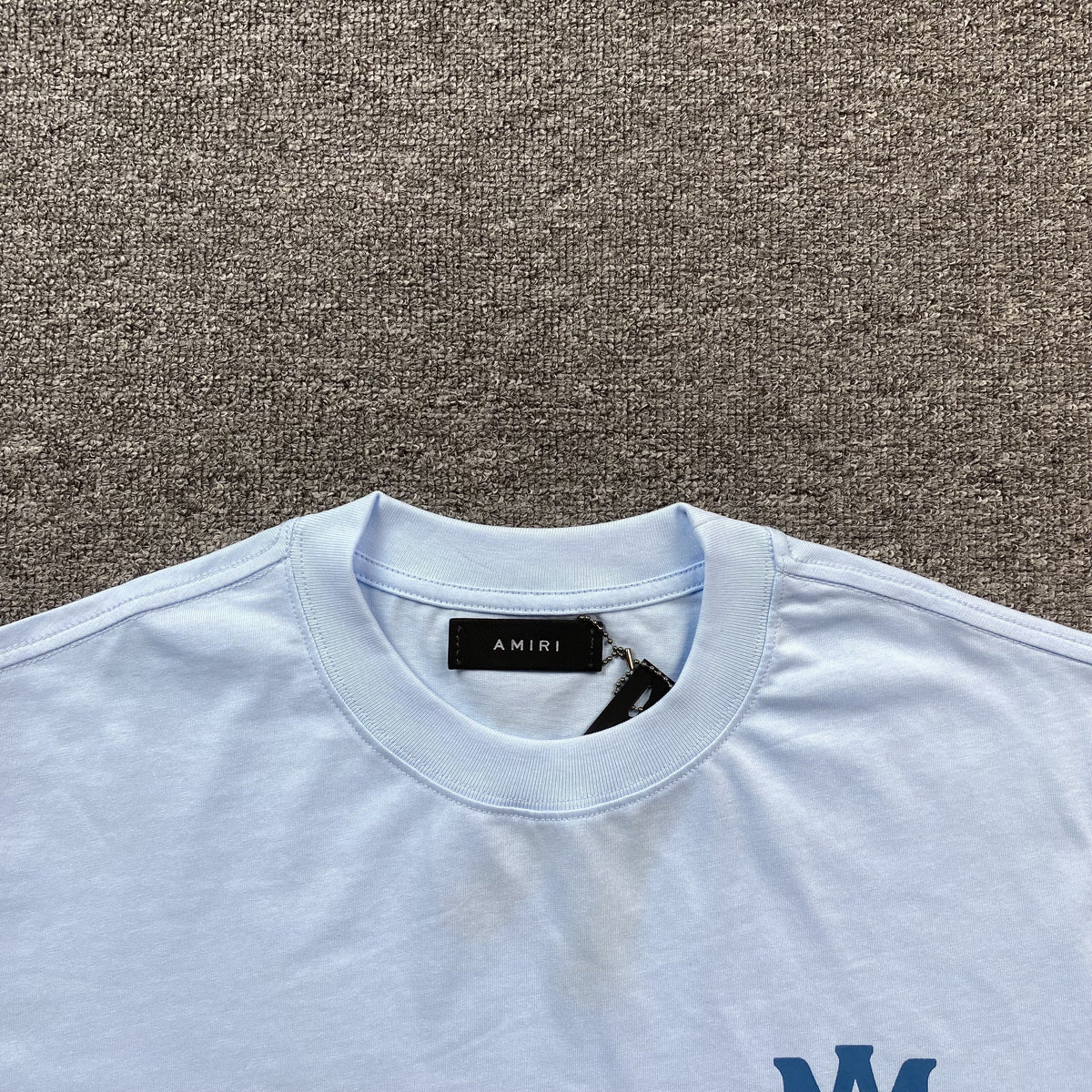Remera Amiri Ma Logo Celeste