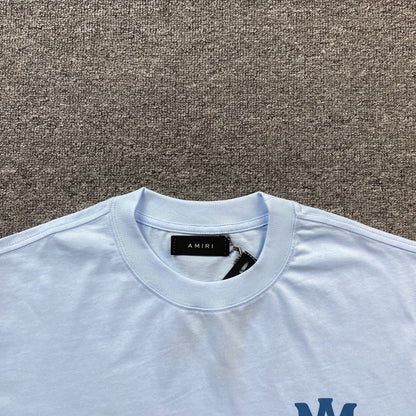 Remera Amiri Ma Logo Celeste