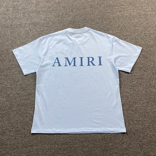 Remera Amiri Ma Logo Celeste
