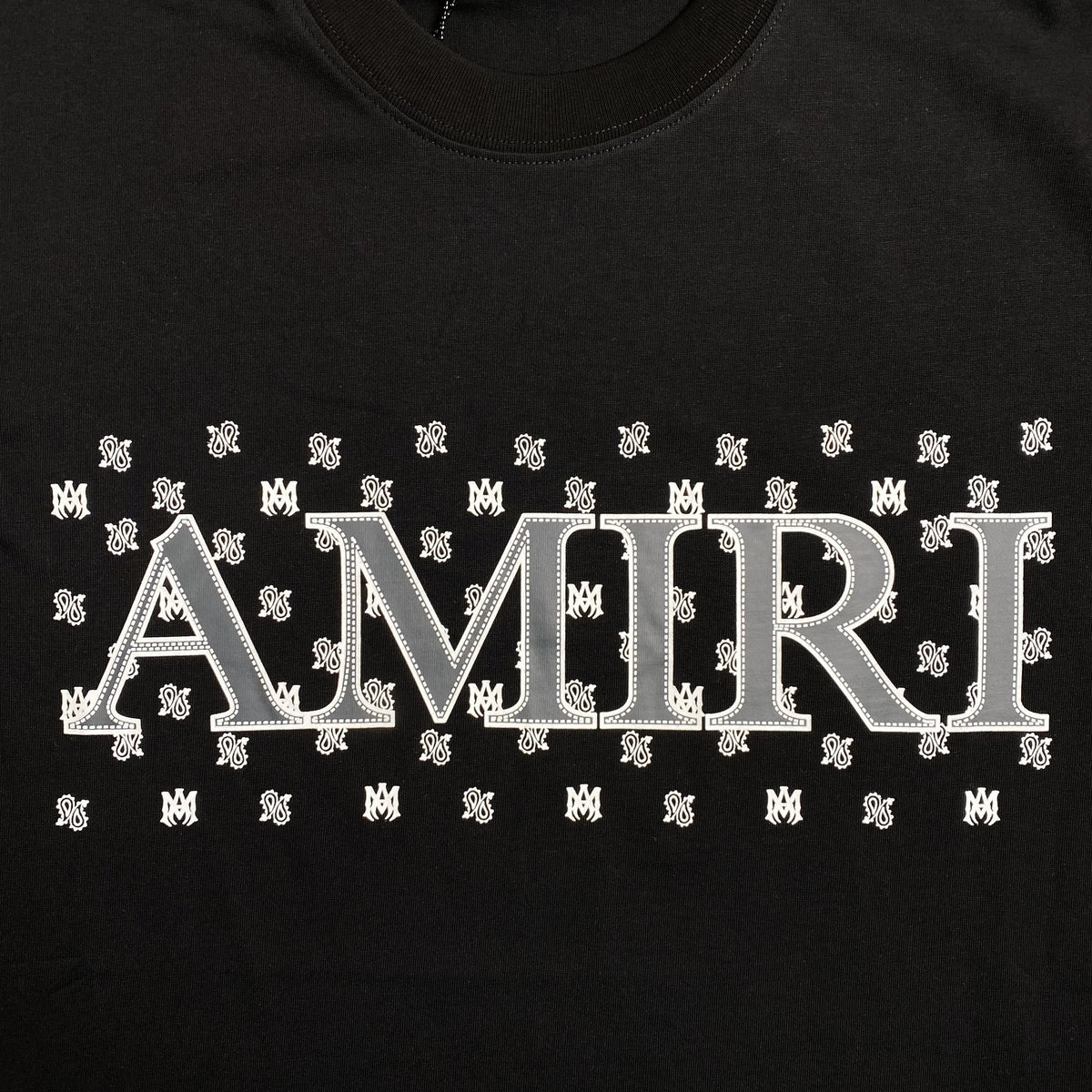 Remera Amiri Ma Paisley Negra