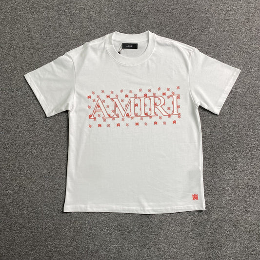 Remera Amiri Ma Paisley Blanca