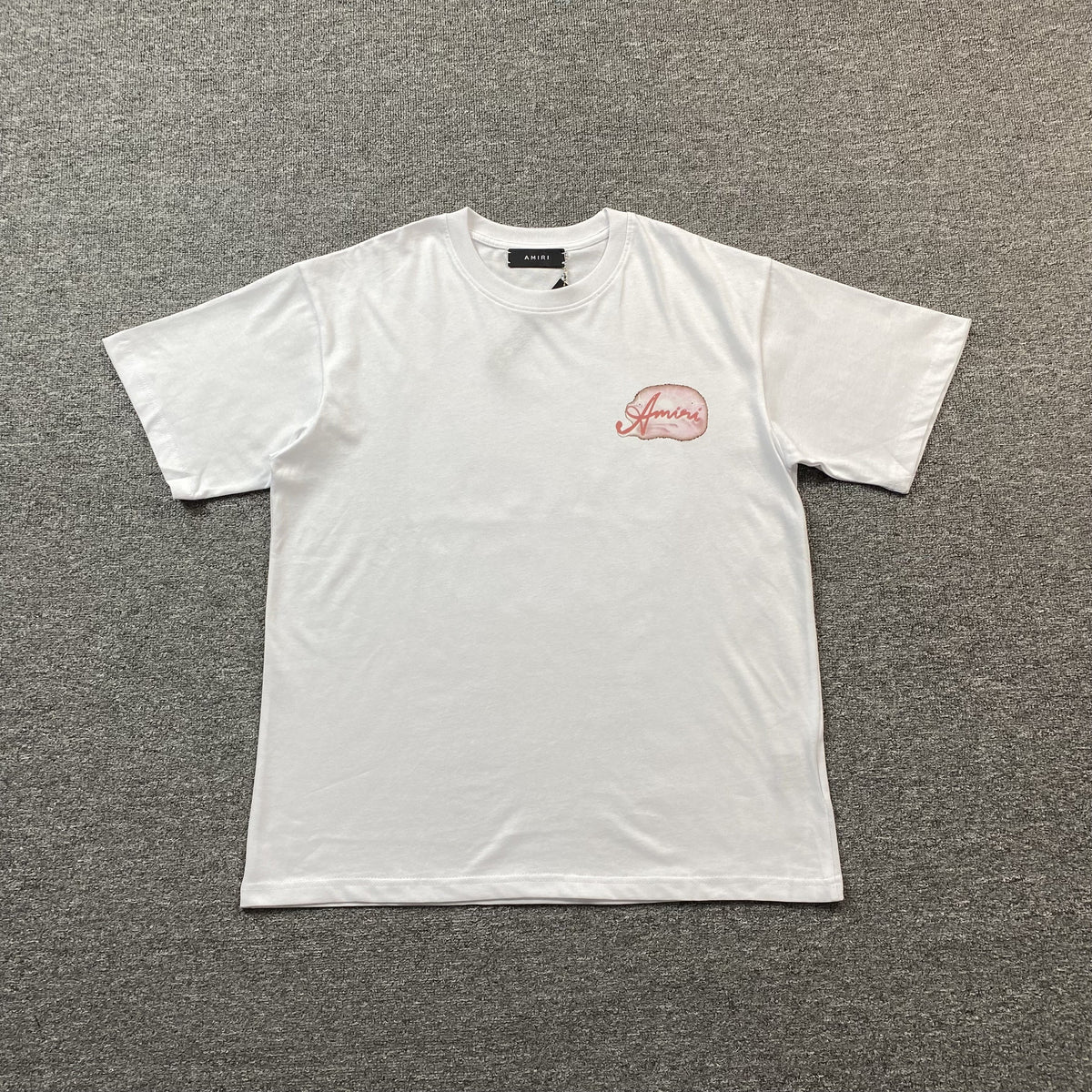 Remera Amiri Paradise Airbrush Blanca