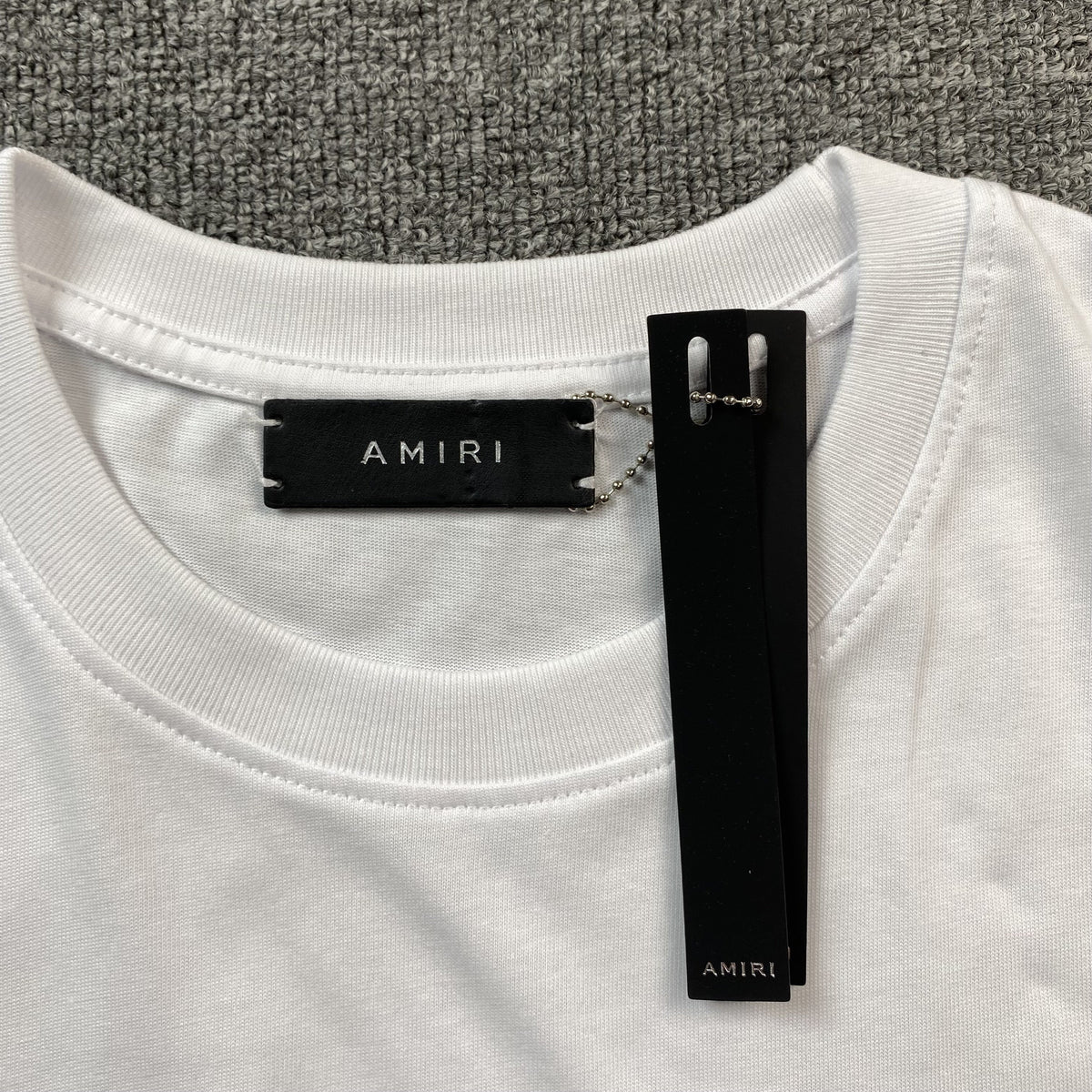 Remera Amiri Paradise Airbrush Blanca