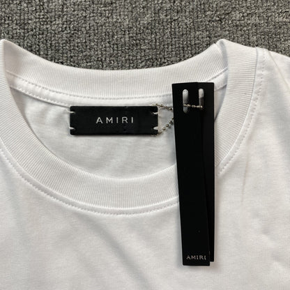 Remera Amiri Paradise Airbrush Blanca