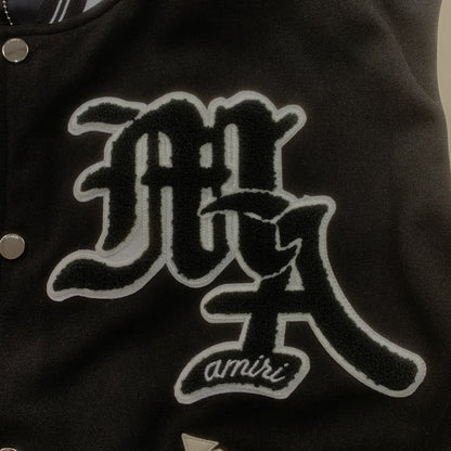 Campera Amiri Pegasus Bomber Negra