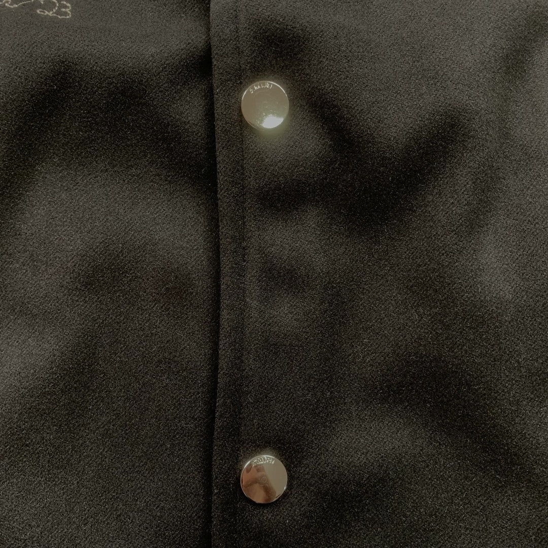 Campera Amiri Pegasus Bomber Negra