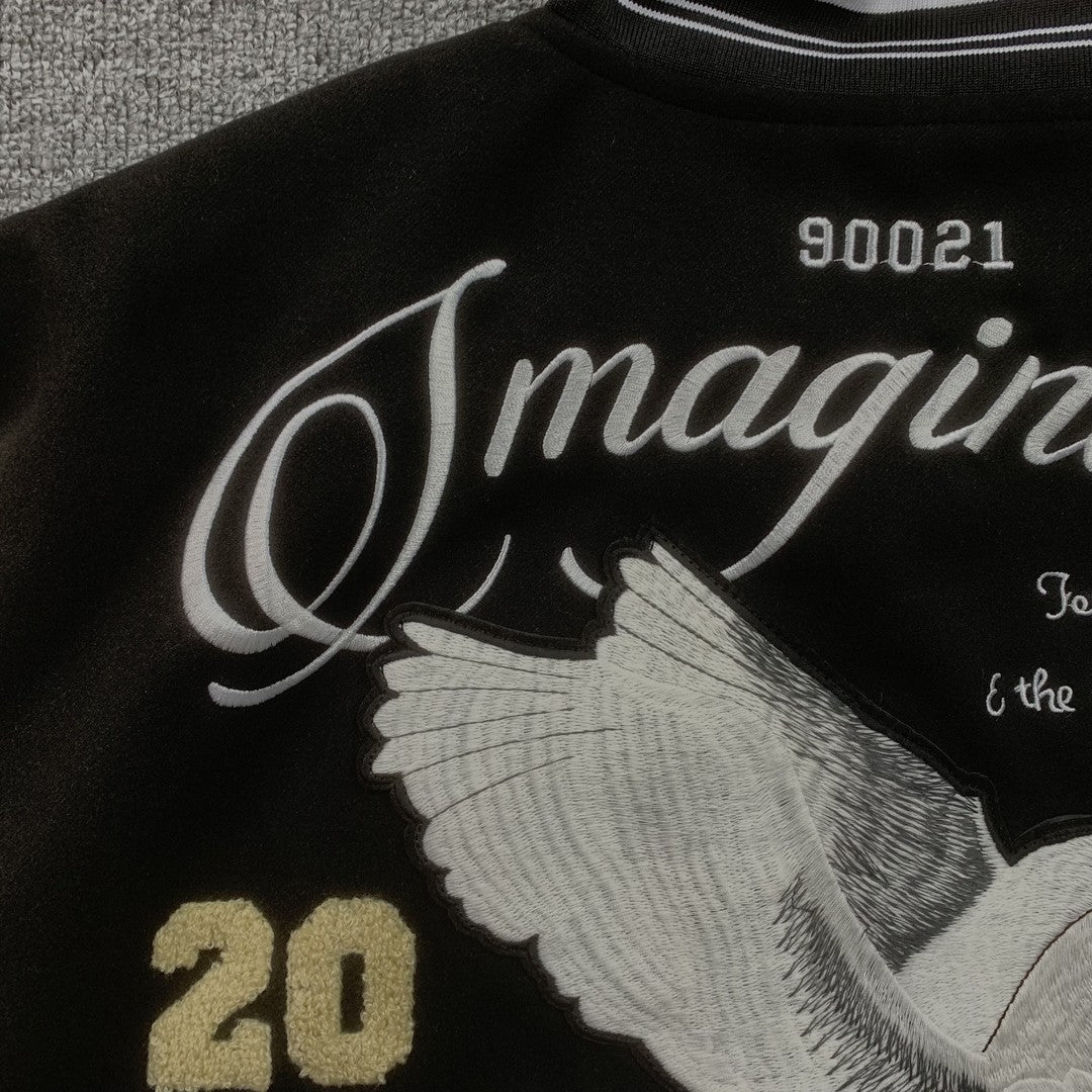 Campera Amiri Pegasus Bomber Negra