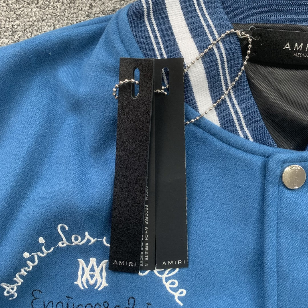 Campera Amiri Pegasus Bomber Celeste