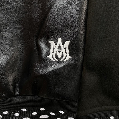 Campera Amiri Premier Record Bomber Negra