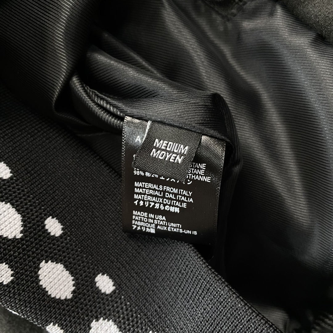 Campera Amiri Premier Record Bomber Negra