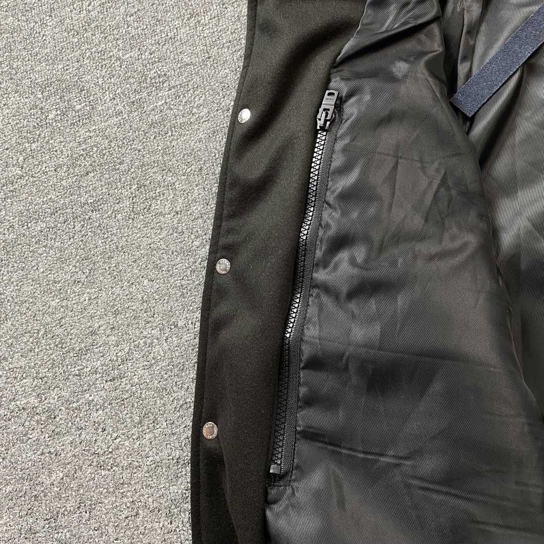 Campera Amiri Premier Record Bomber Negra