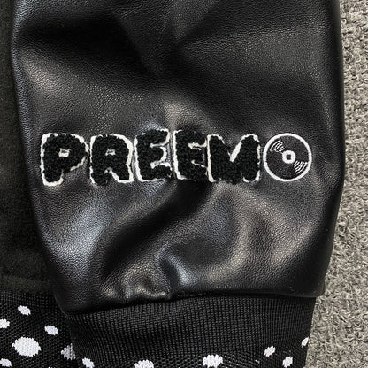 Campera Amiri Premier Record Bomber Negra