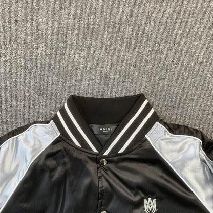 Campera Amiri Souvenir Bomber Negra