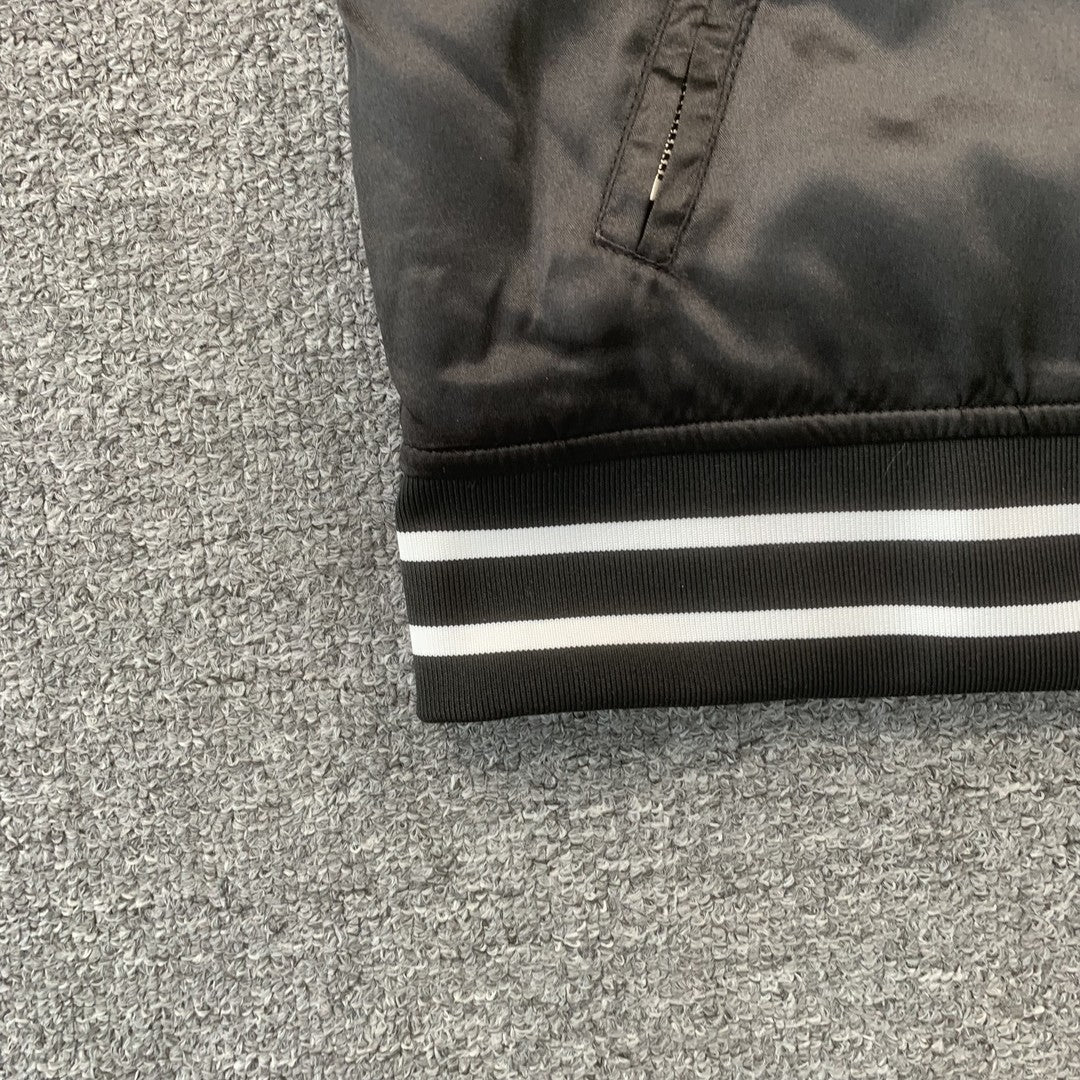 Campera Amiri Souvenir Bomber Negra