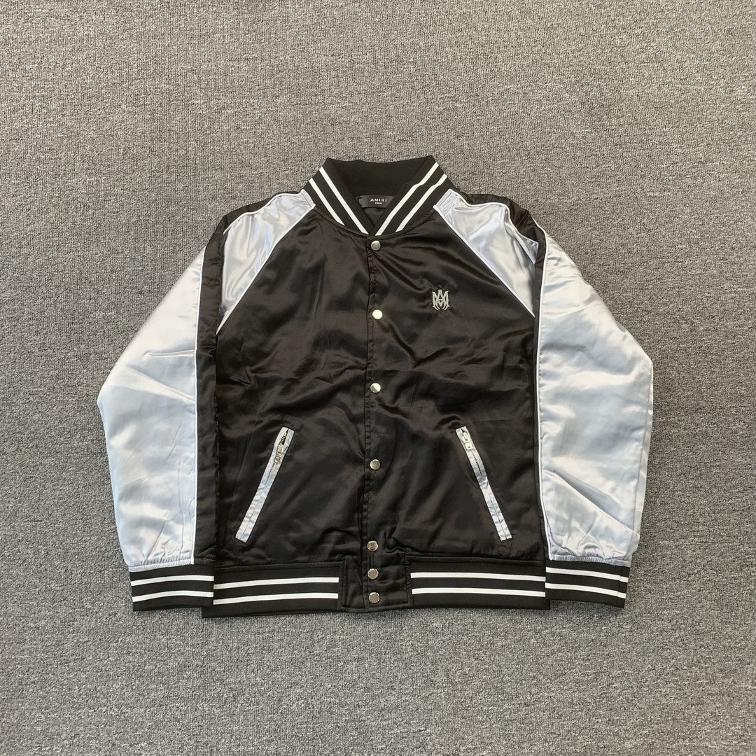 Campera Amiri Souvenir Bomber Negra