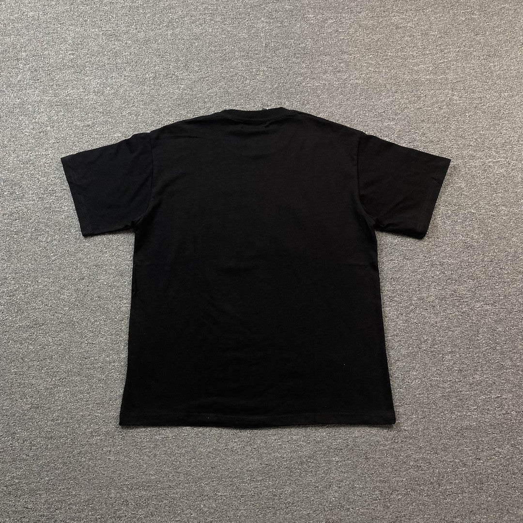 Remera Amiri Staggered Logo Negra