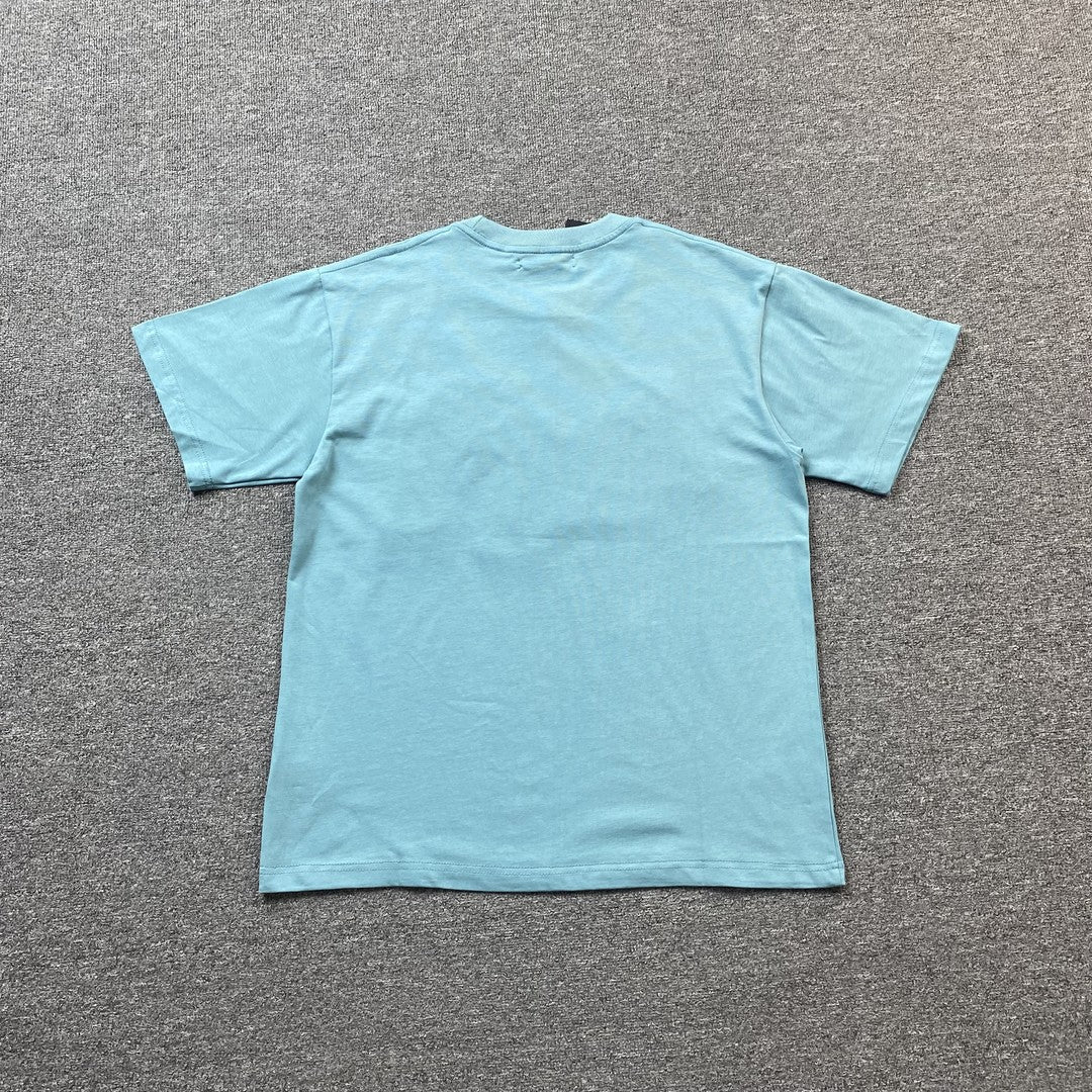 Remera Amiri Staggered Logo Azul