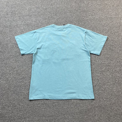 Remera Amiri Staggered Logo Azul