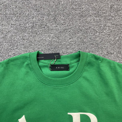 Remera Amiri Staggered Logo Verde