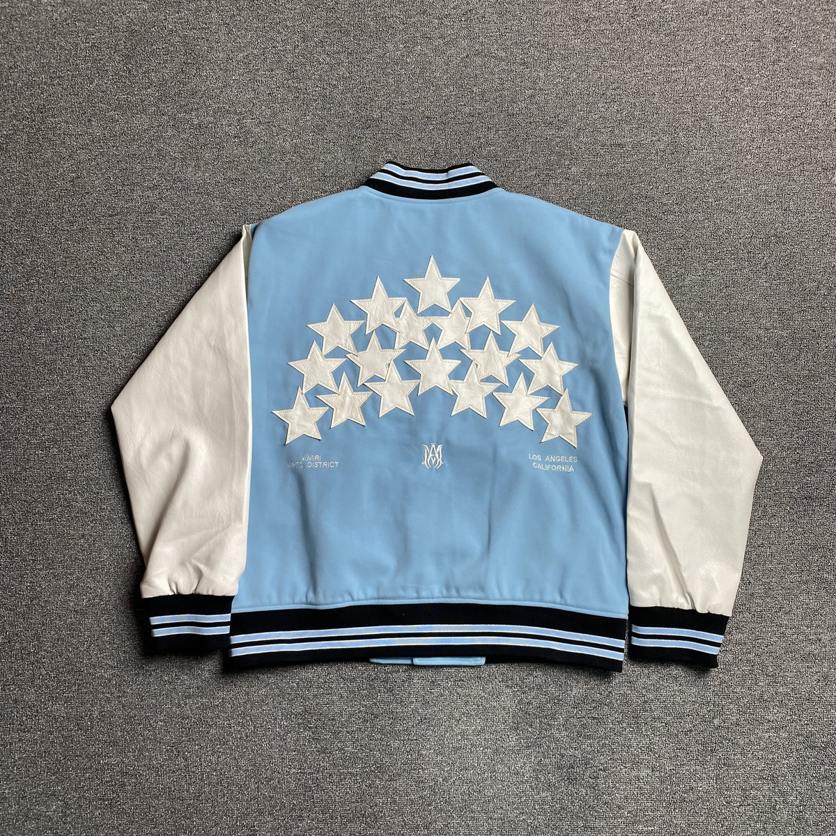 Campera Amiri Stars Bomber Celeste