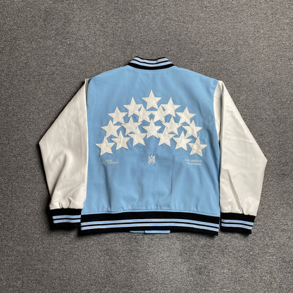 Campera Amiri Stars Bomber Celeste