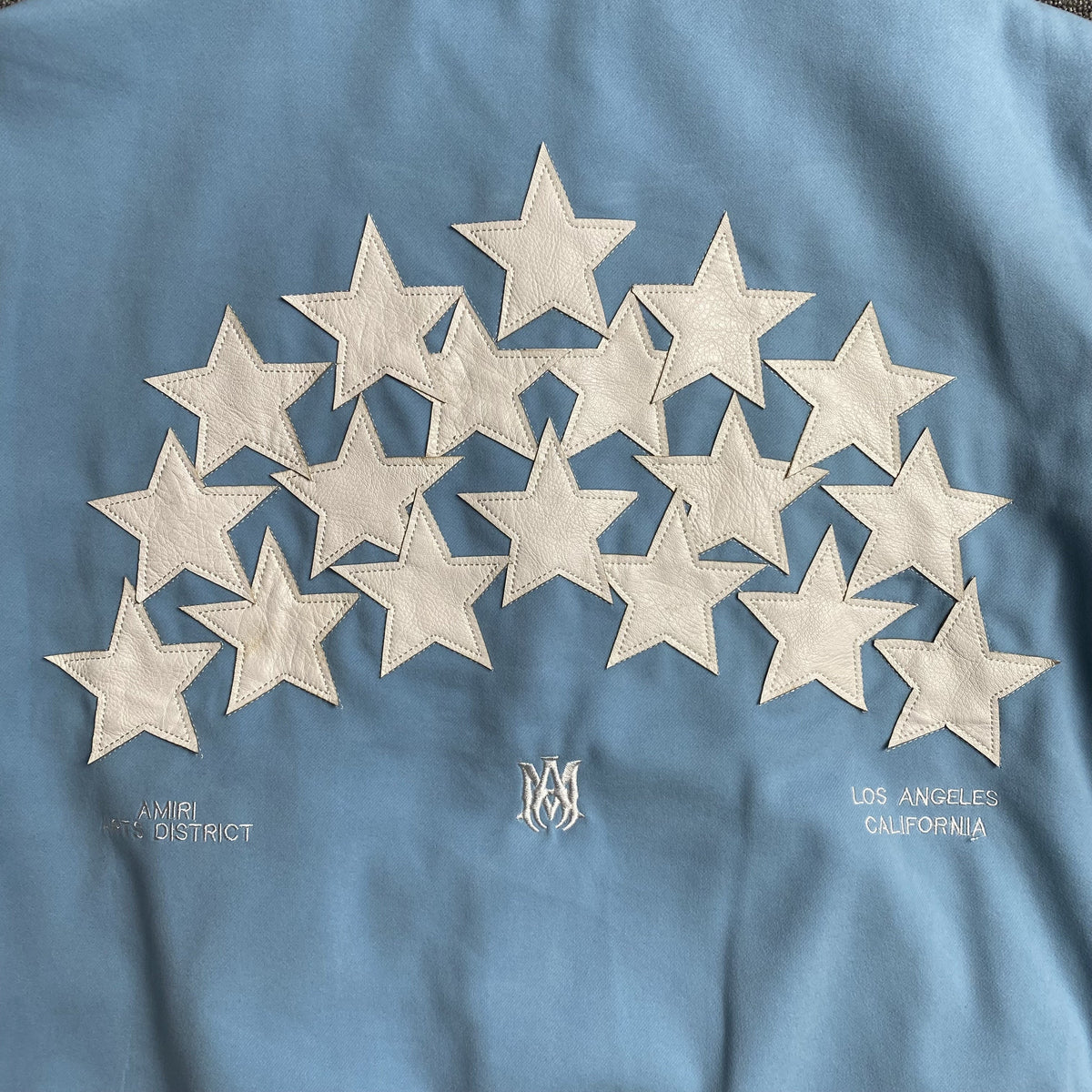 Campera Amiri Stars Bomber Celeste