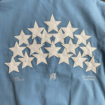Campera Amiri Stars Bomber Celeste