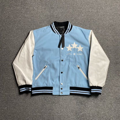 Campera Amiri Stars Bomber Celeste