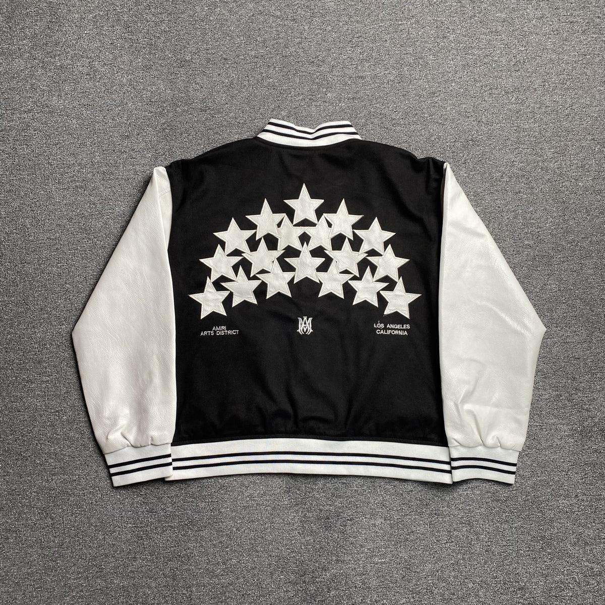 Campera Amiri Stars Bomber Negra