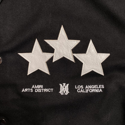 Campera Amiri Stars Bomber Negra