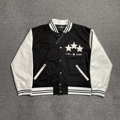 Campera Amiri Stars Bomber Negra