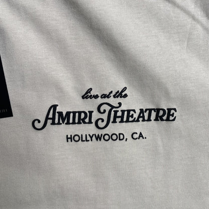 Remera Amiri Theatre Flocked Beige